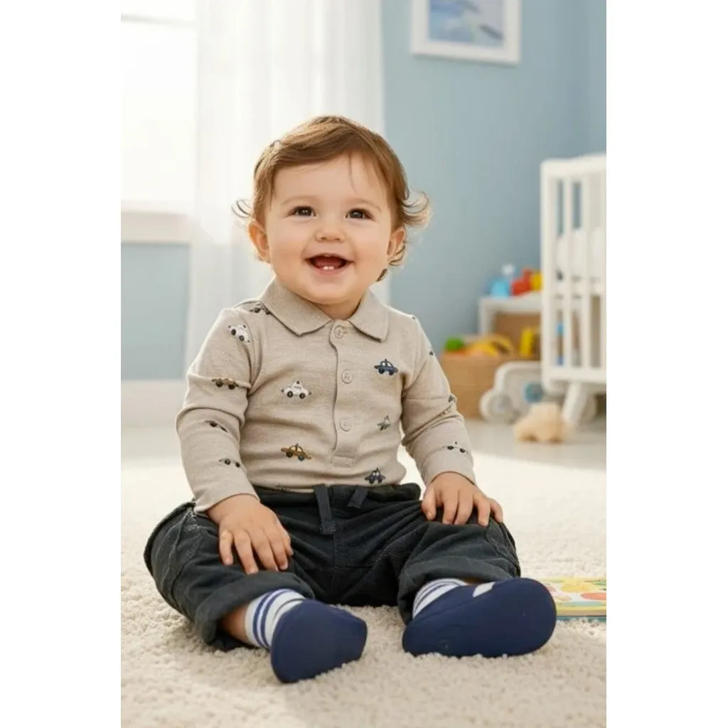 Hust & Claire HCBendy Police body beige melange bomuld