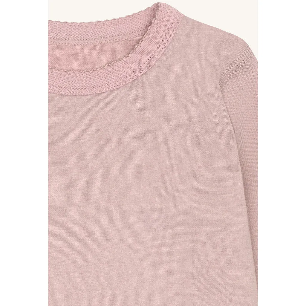 Hust & Claire HCAbba bluse Dusty Rose uld bambus