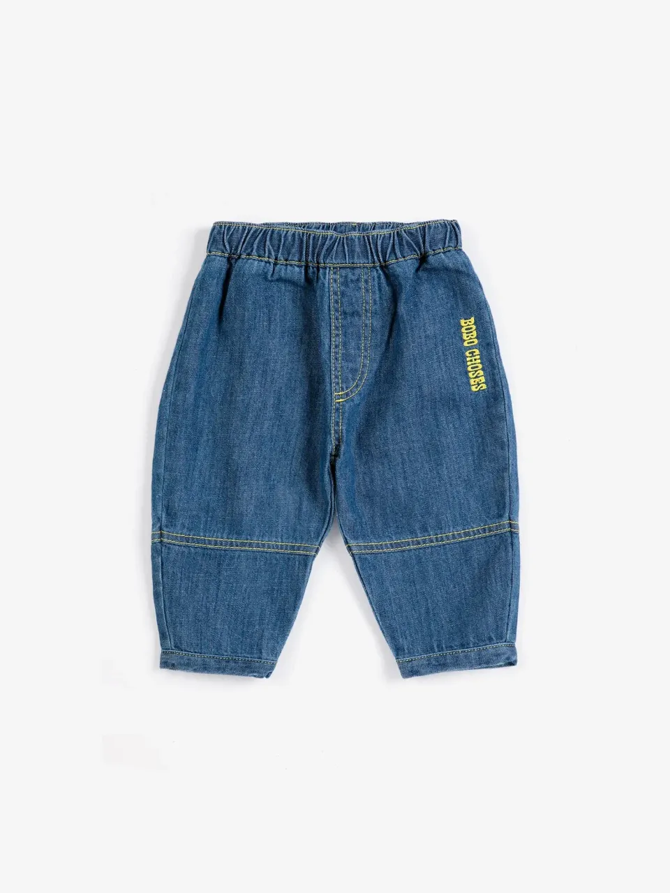 Bobo Choses Taxi Saurus Tag denimbukser midnatsblå baby
