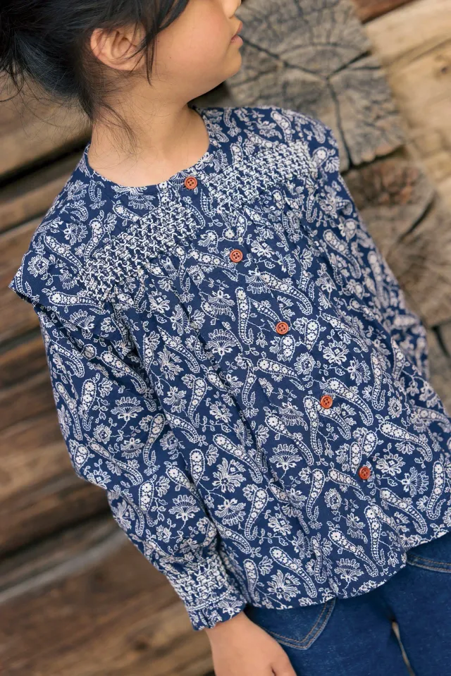 Bonton Mona Bandana skjorte 6 år i bomuld