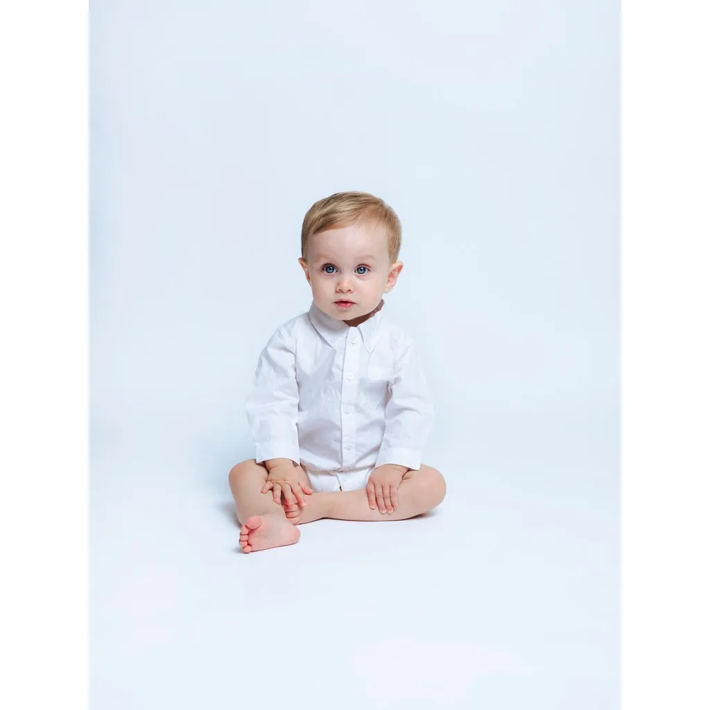 Hust & Claire Birger Solid body hvid bomuld