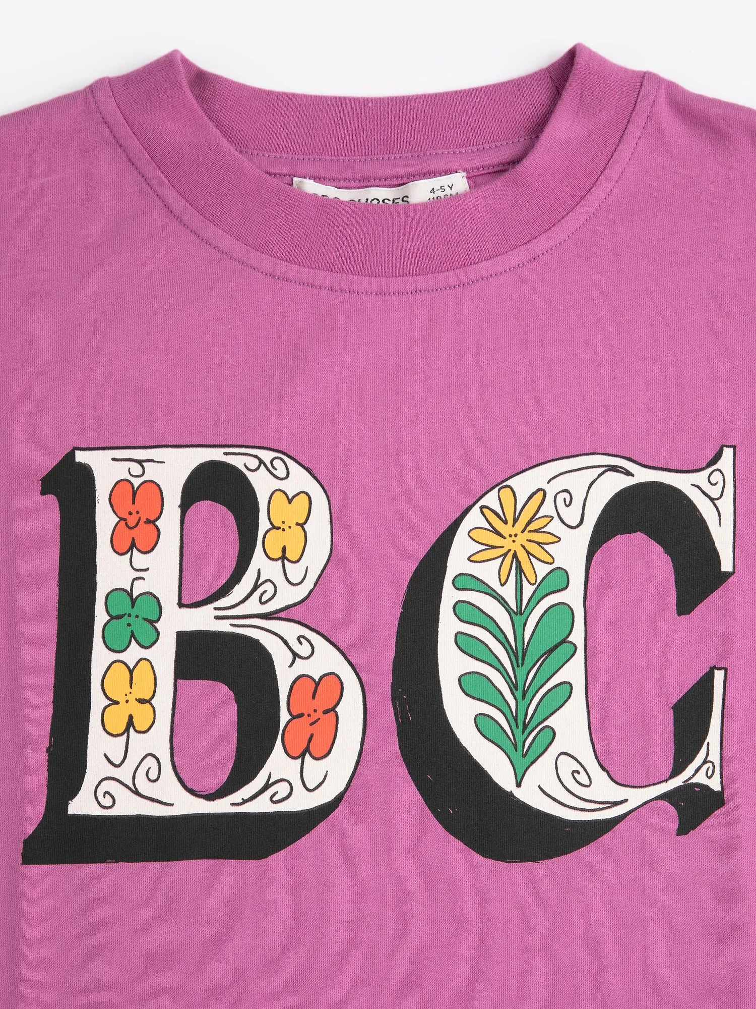 Bobo Choses Spring Letters sb126ac007 t-shirt bomuld