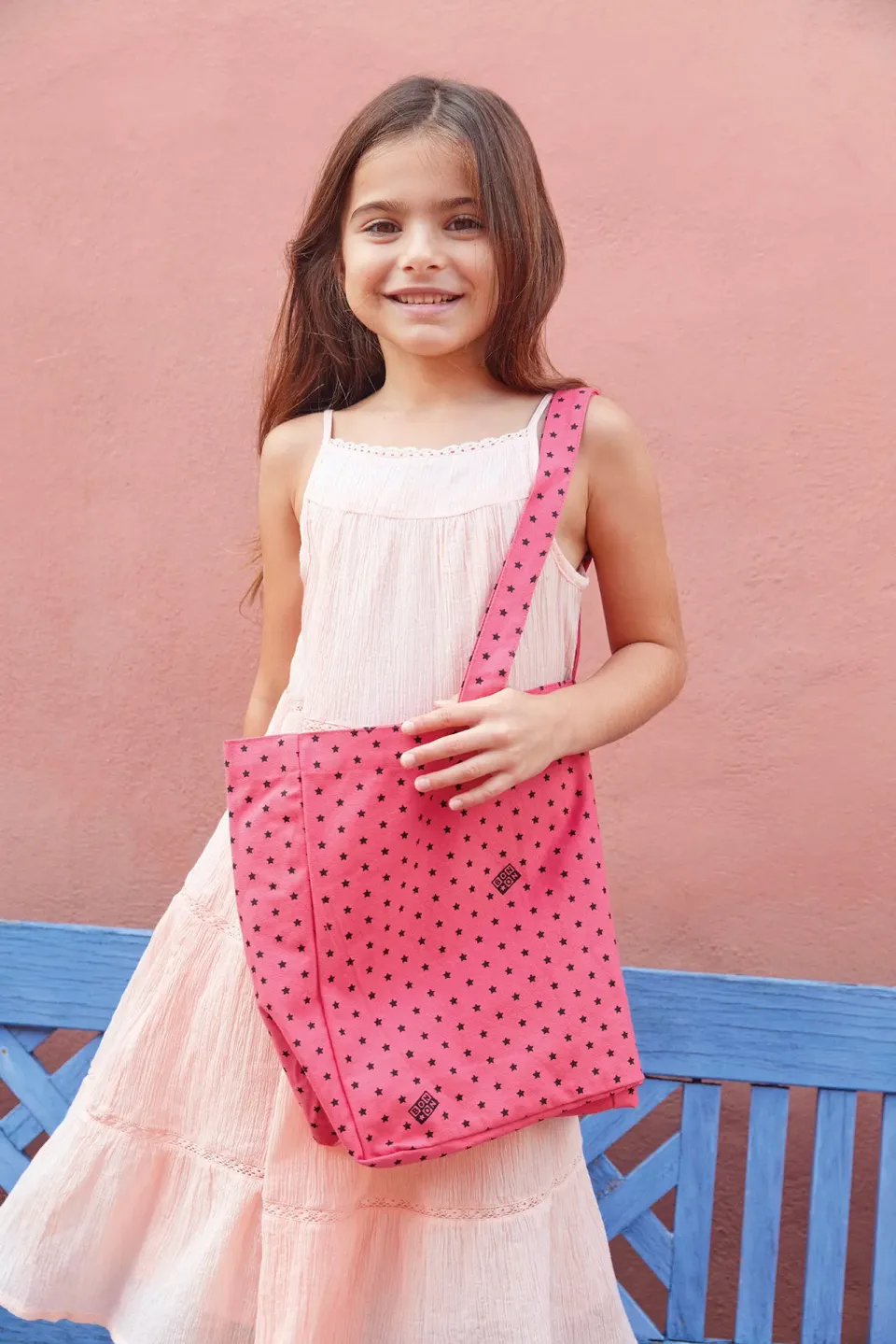 Bonton Beth Rose Blush mulepose bomuld