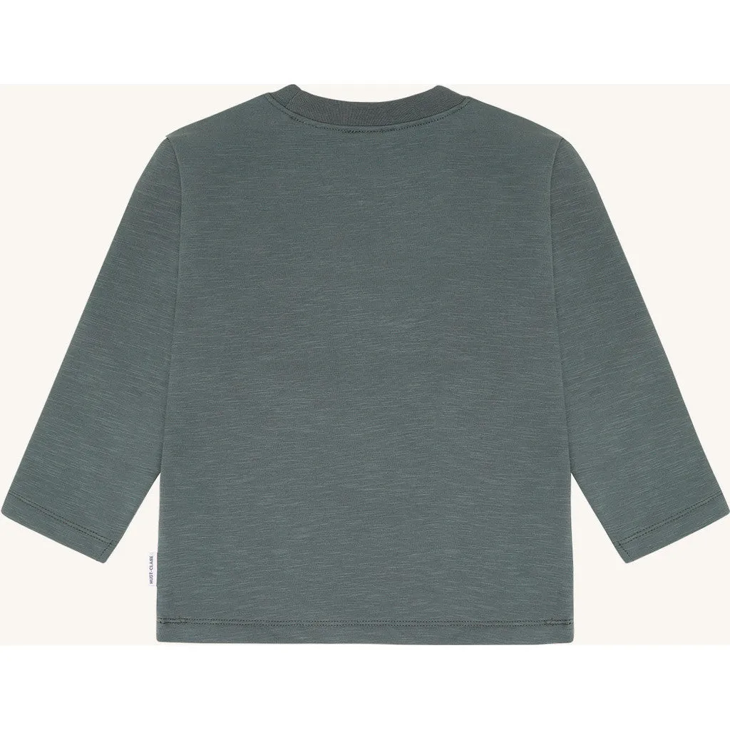 Hust & Claire HCSejer Mixer Truck bluse Balsam Green bomuld