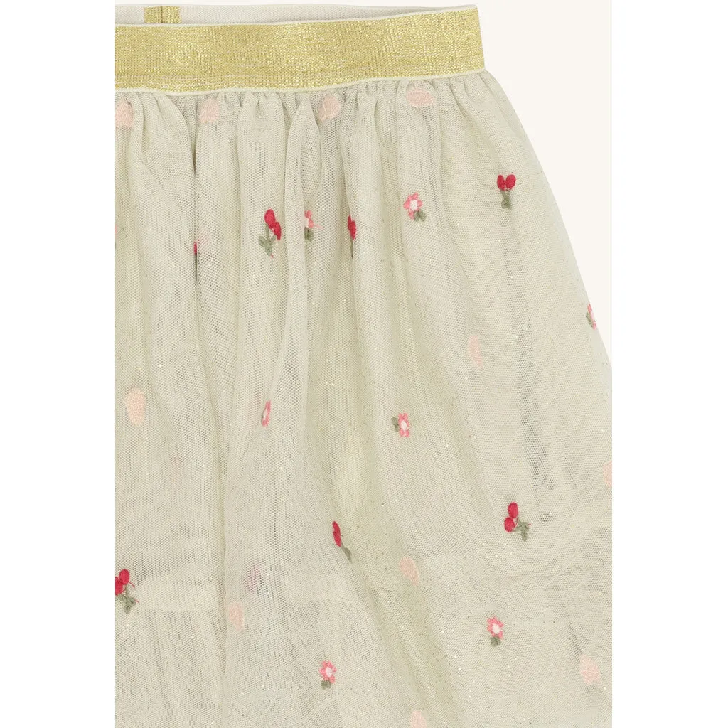 Hust & Claire HCNinna Cherry nederdel green foam polyester