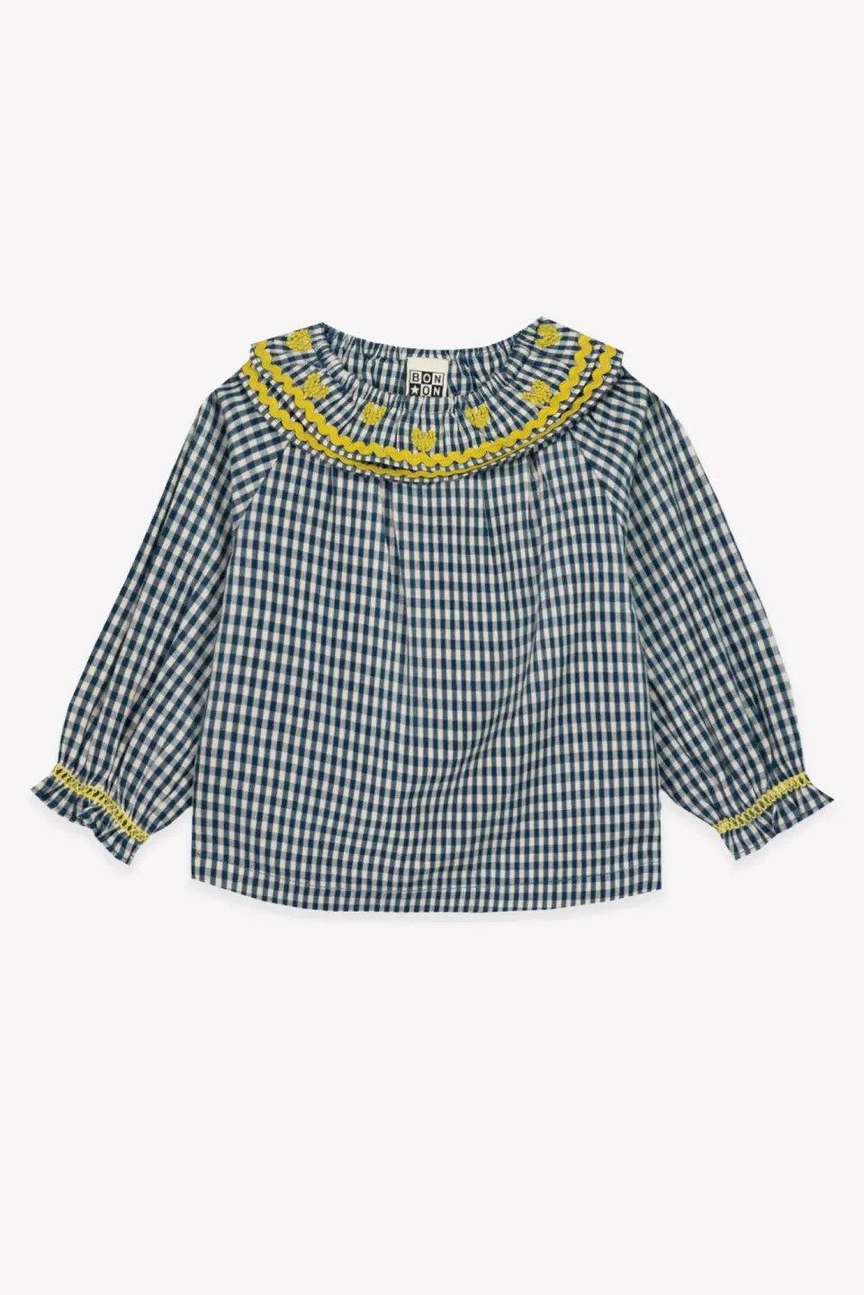 Bonton Solane bluse vichy bomuld baby hjerter