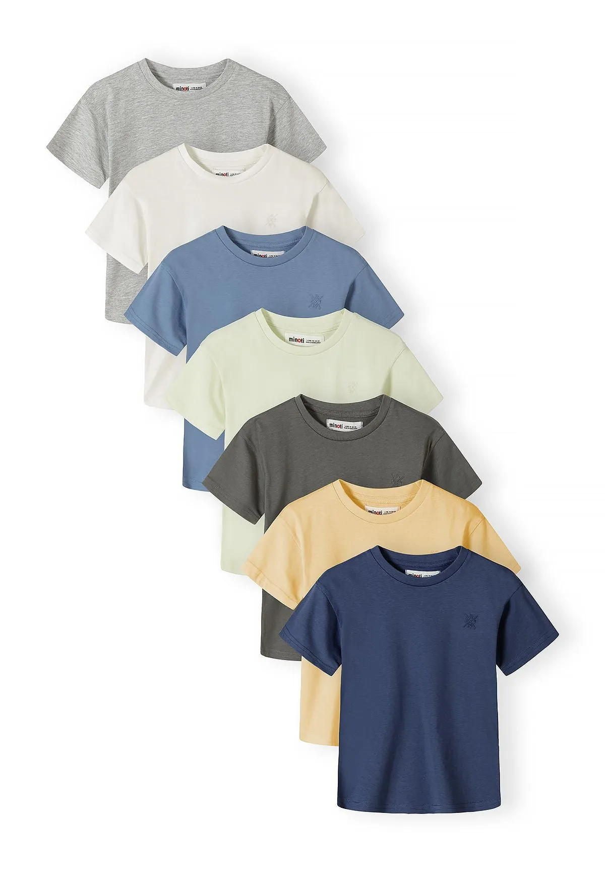 Minoti 44881 T-shirts til drenge 7-pak bomuld