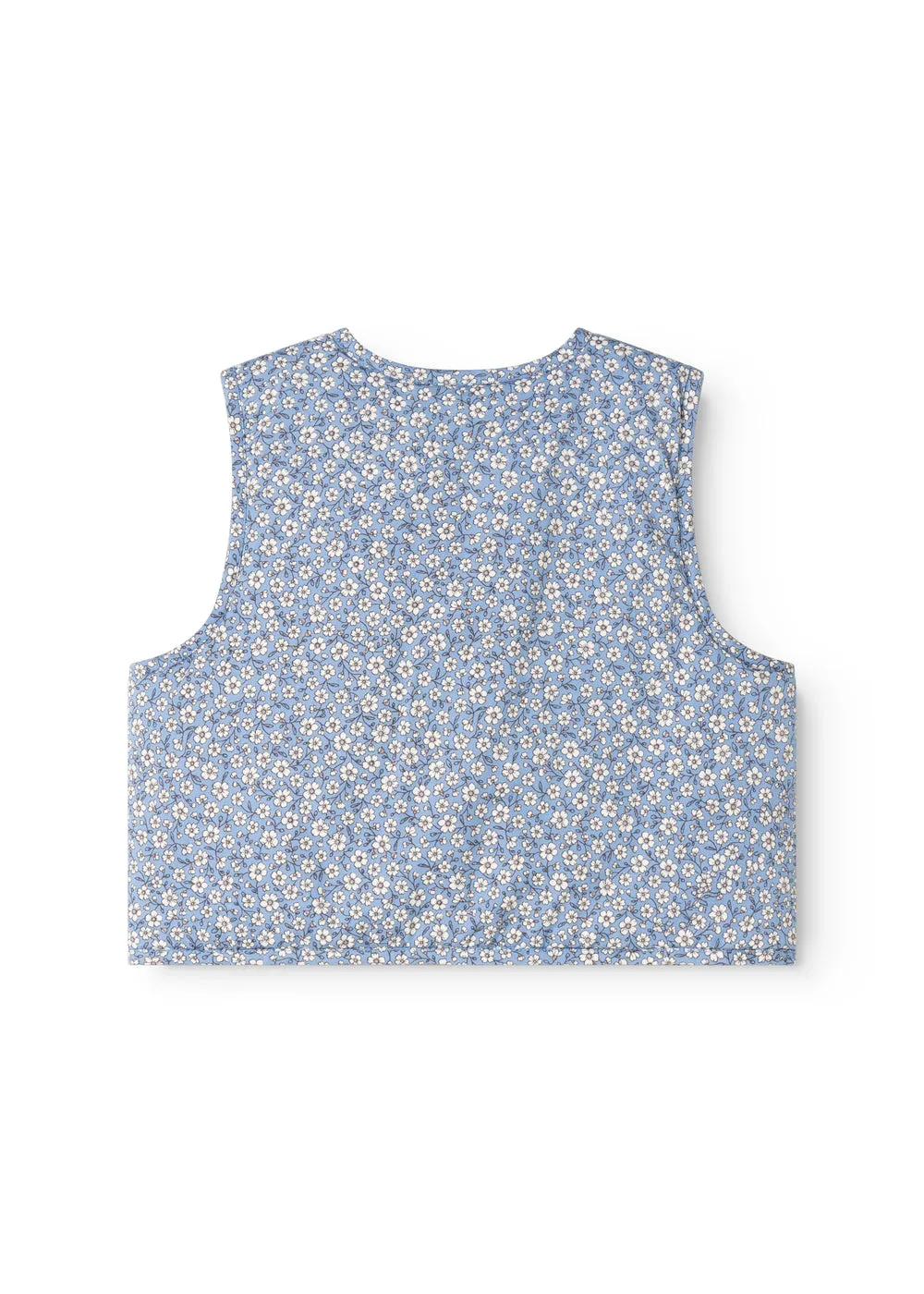MarMar Copenhagen Joyce vest Forget Me Not blomstret bomuld