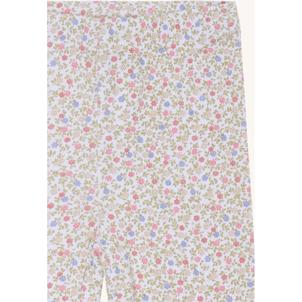 Hust & Claire HCLilian Blooming shorts hvide bomuld