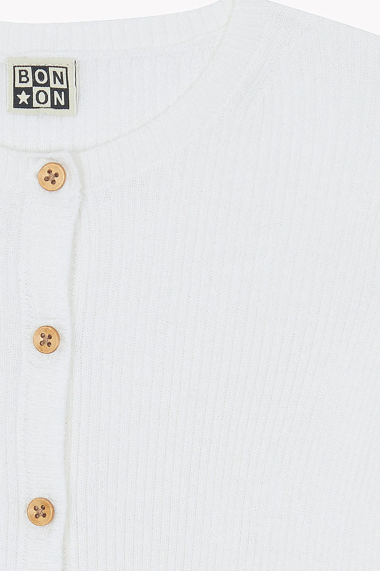 Bonton Lotta cardigan ecru knapper 4A-14A