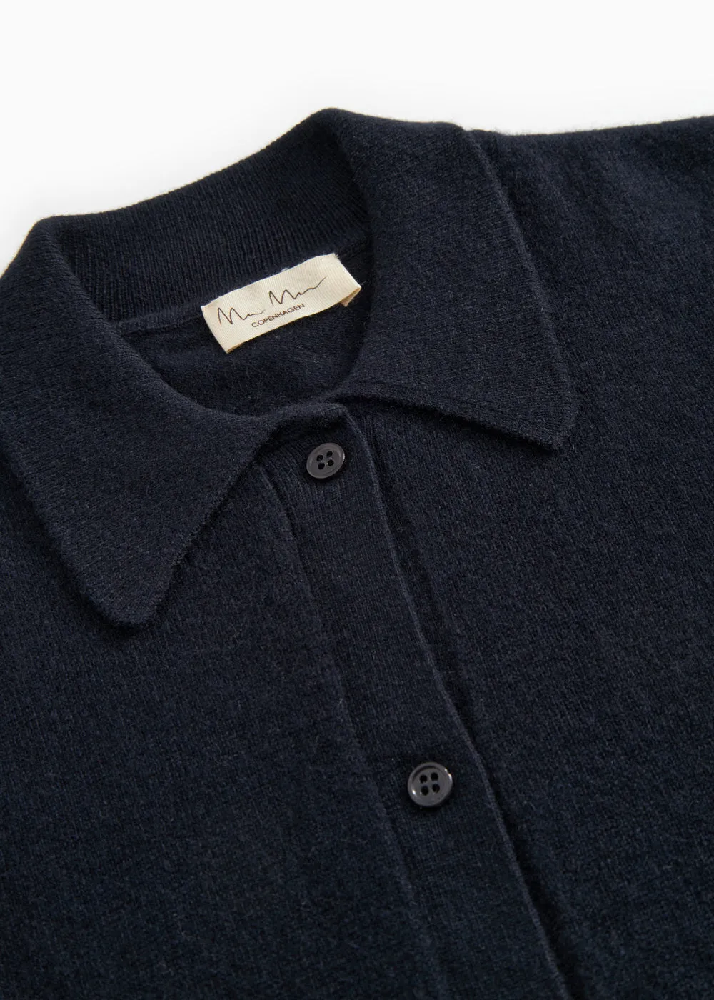 MarMar Tone W kashmir cardigan Indigo