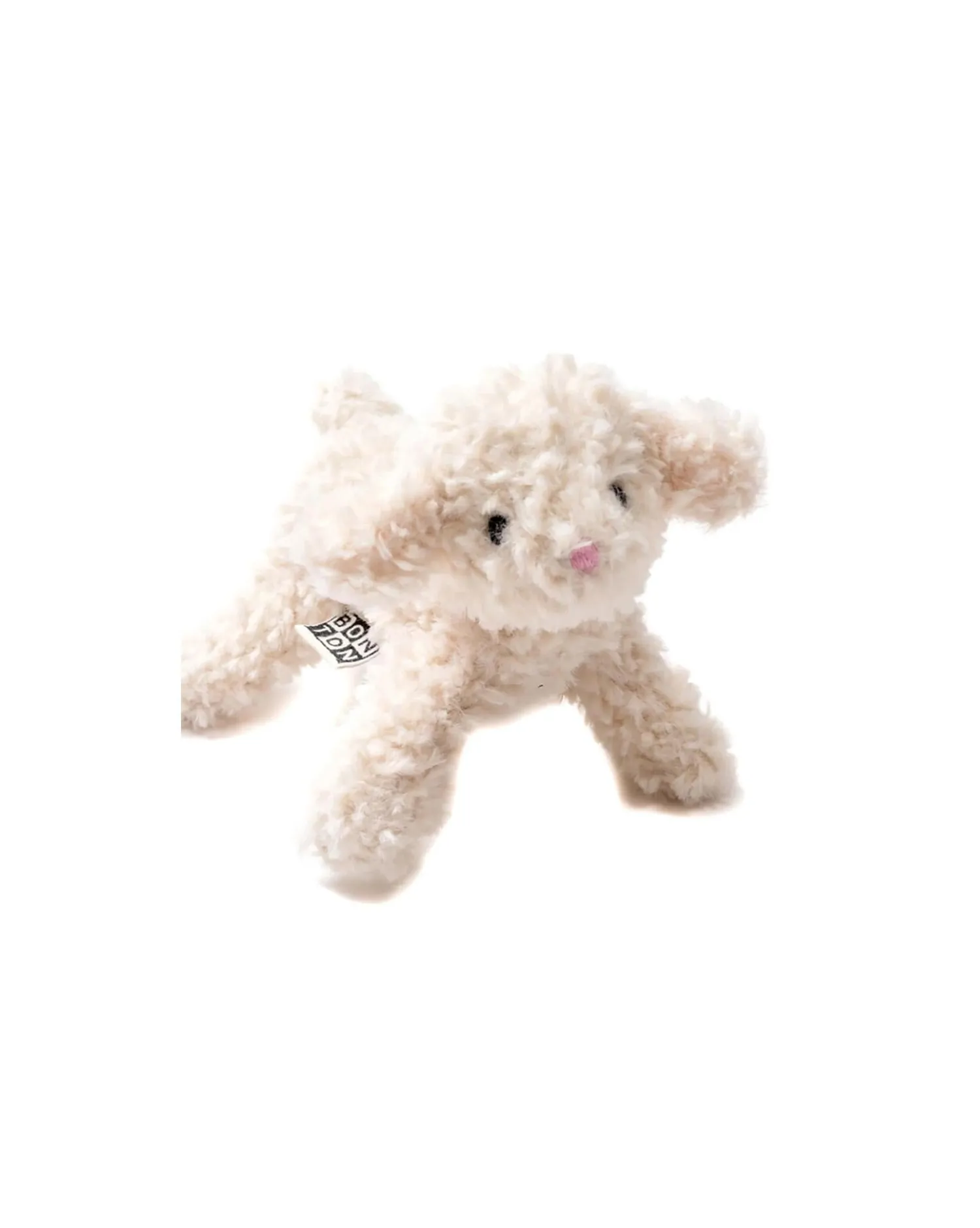 Bonton Billie får bamse plys hvid one size