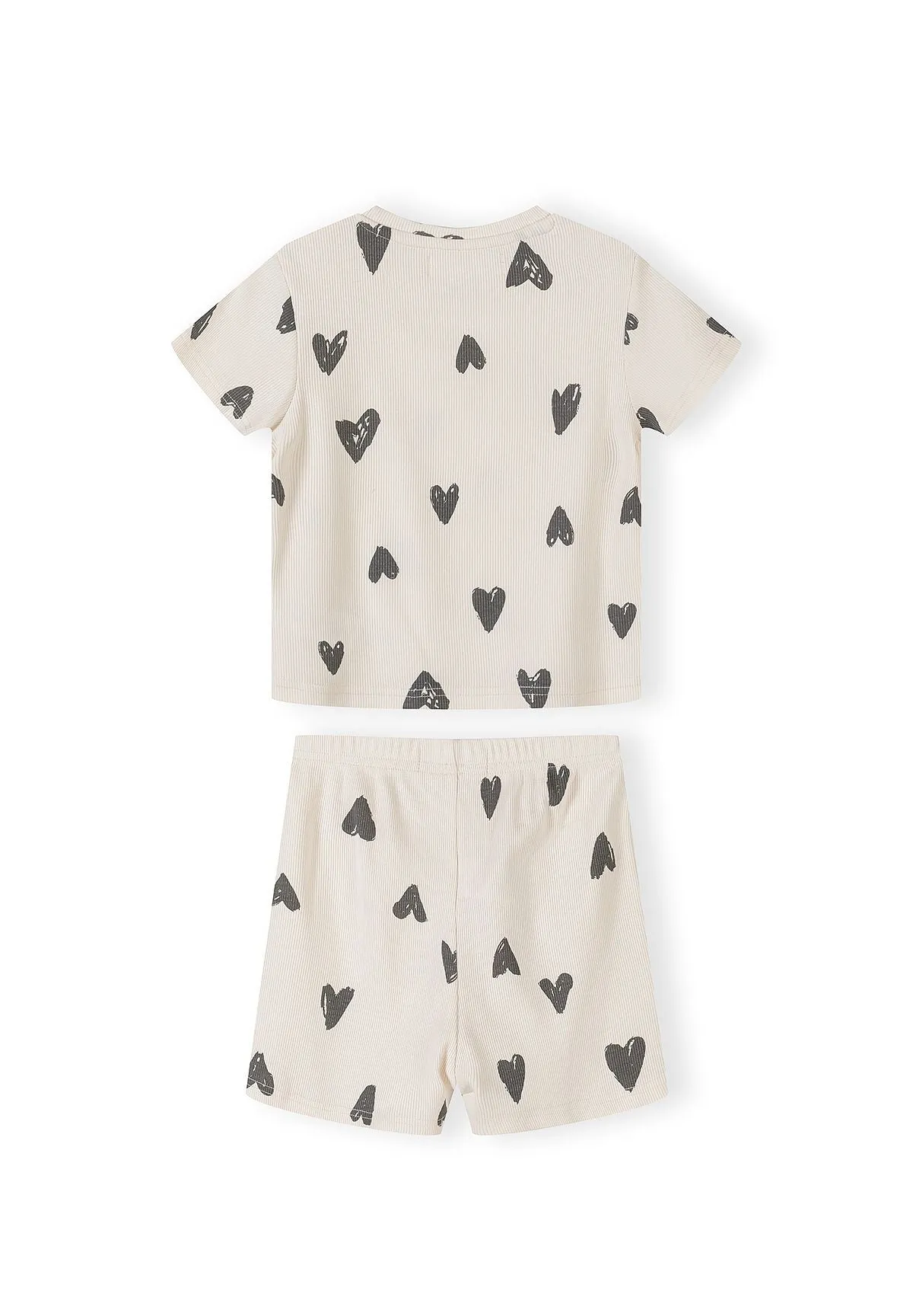 Minoti 44898 pyjamas 3-pak creme grå