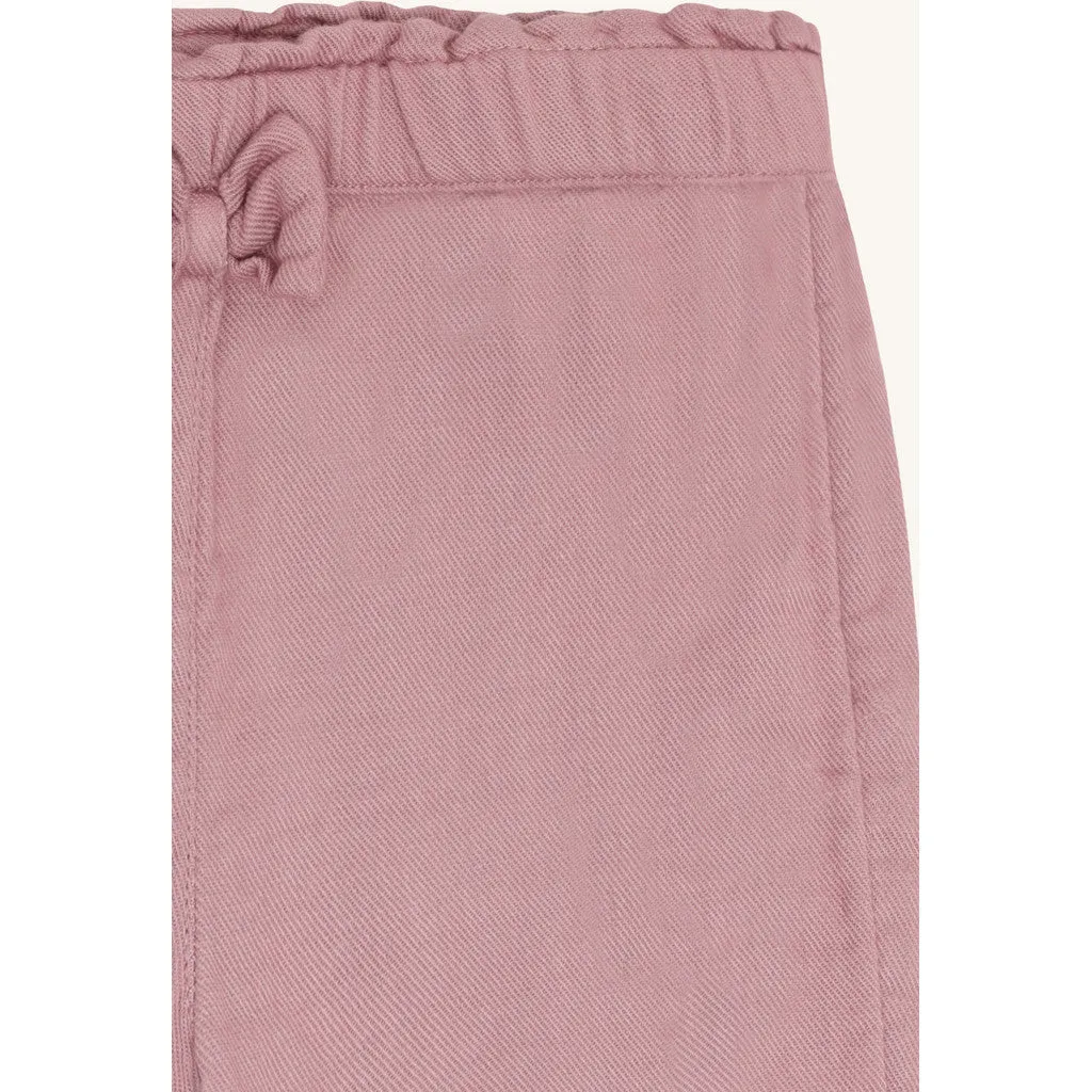 Hust & Claire Trine twill bukser Heather bomuld