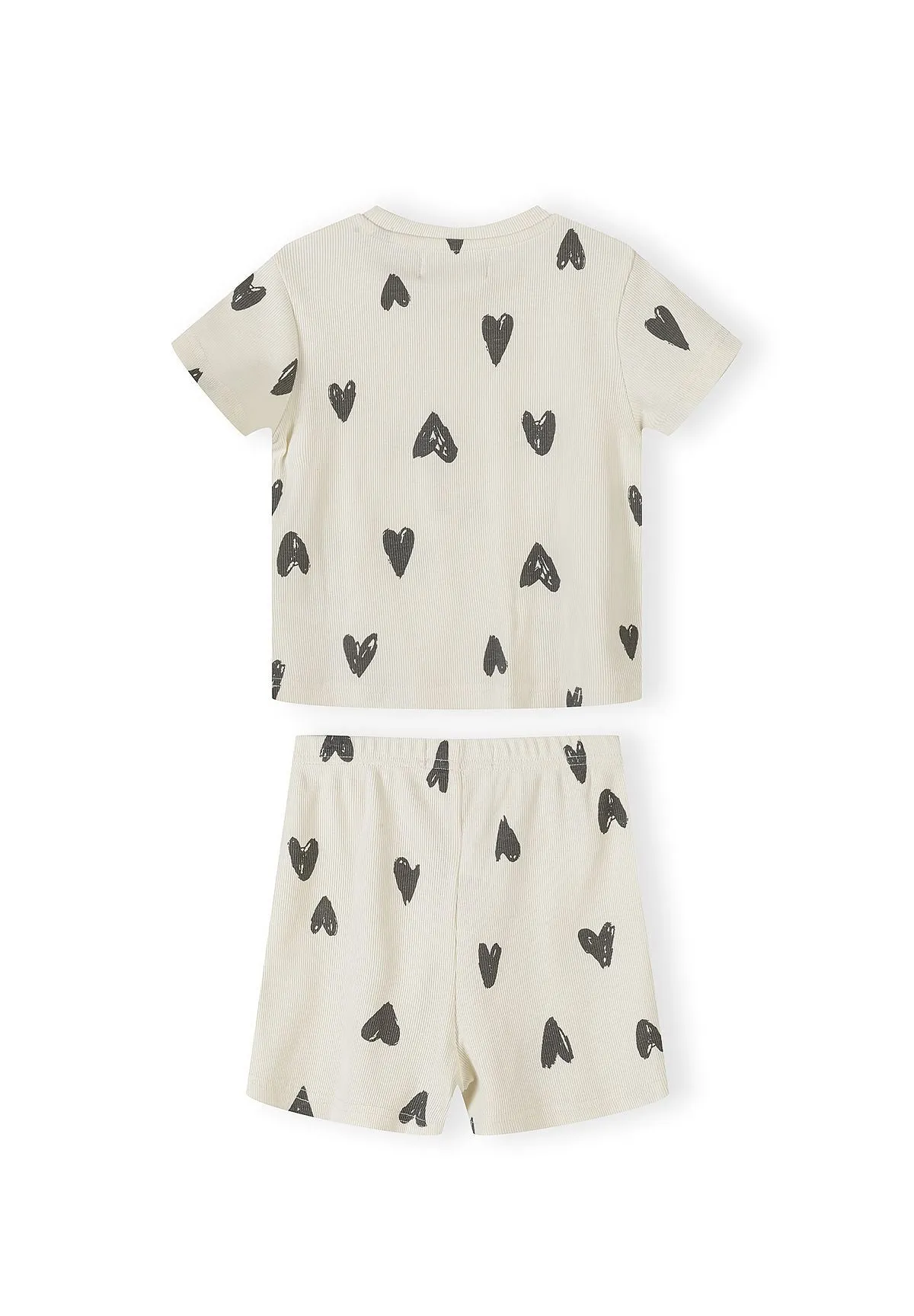 Minoti 44898 pyjamas 3-pak creme grå