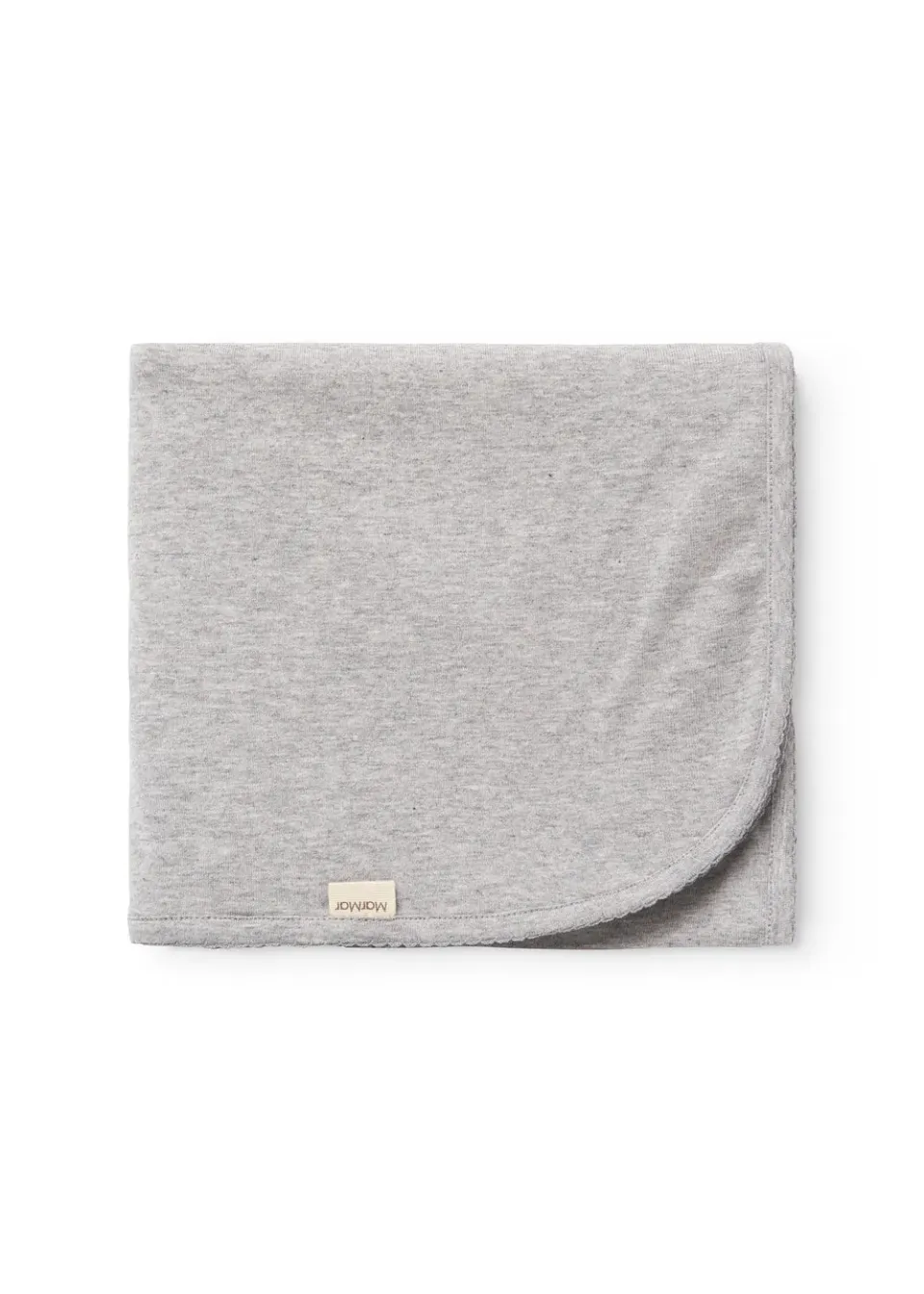 MarMar Alida babytæppe Light Grey Melange 80x80