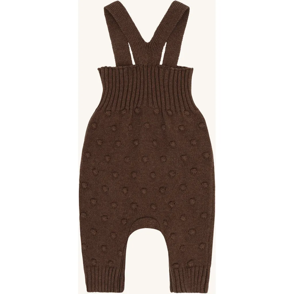 Hust & Claire Meise sparkedragt Toffee Melange strik