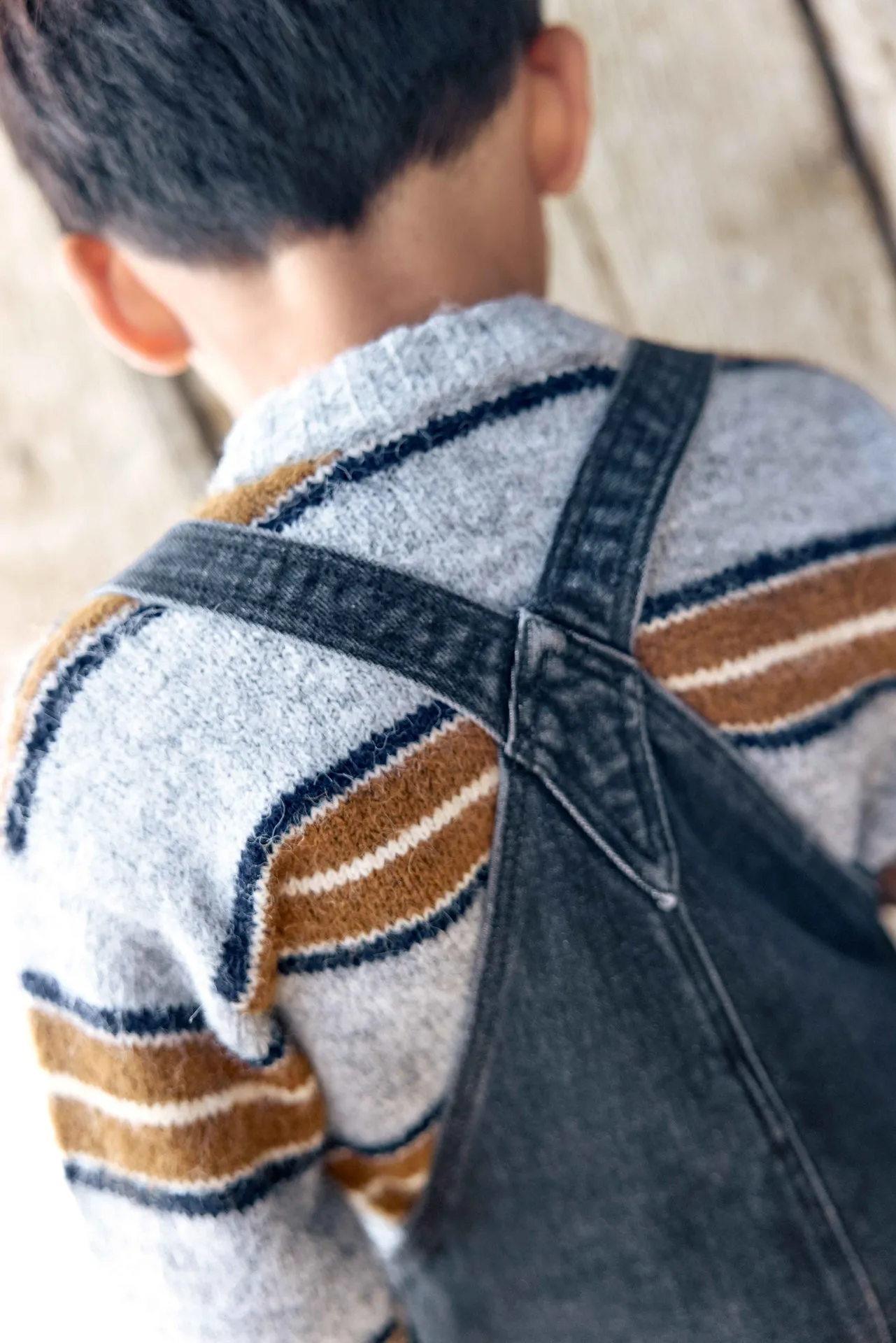 Bonton Moka Denim Gris smækbukser grå