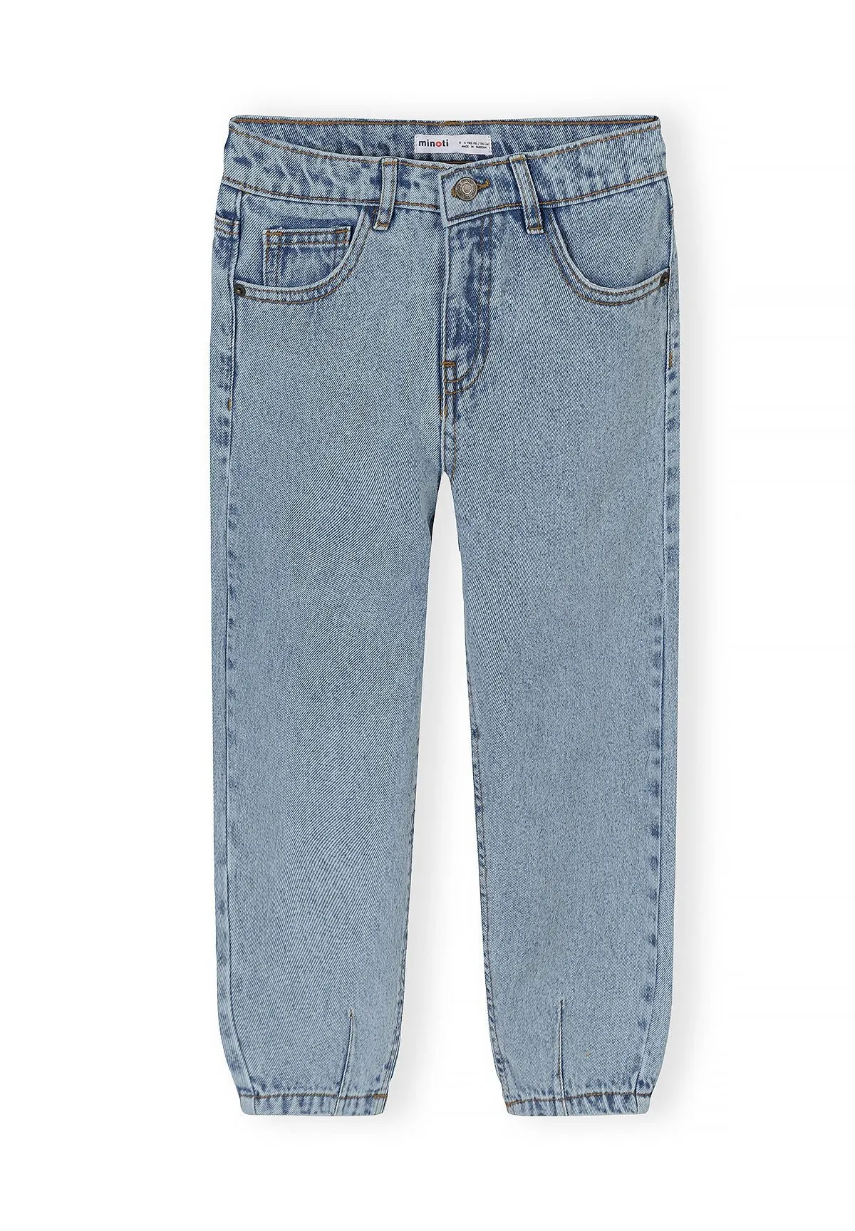 Minoti Barrel jeans lige blå denim piger