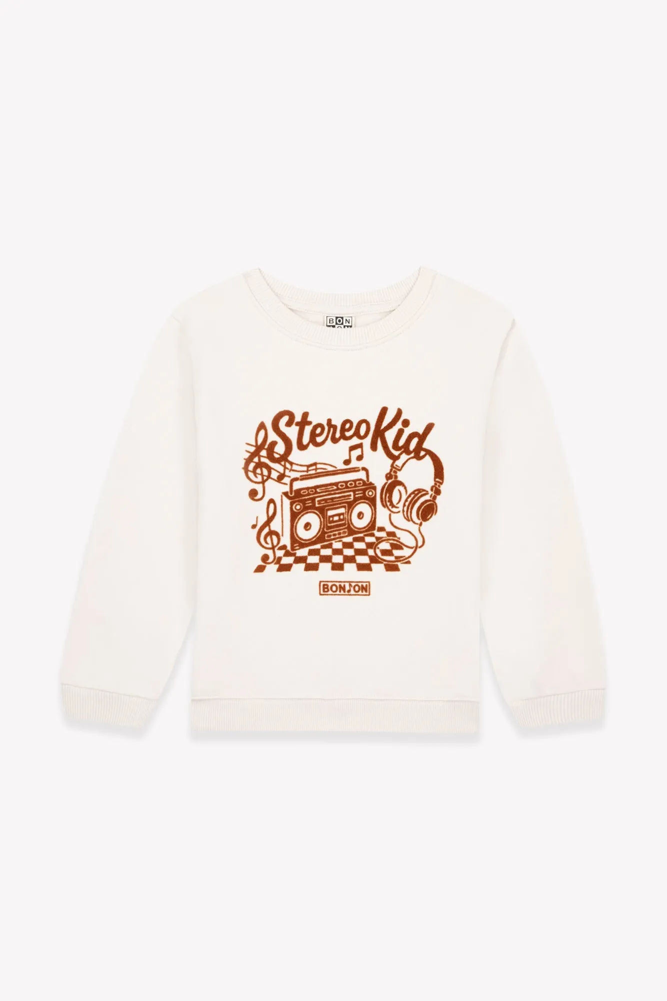 Bonton Stereokid sweatshirt bomuld milk radio