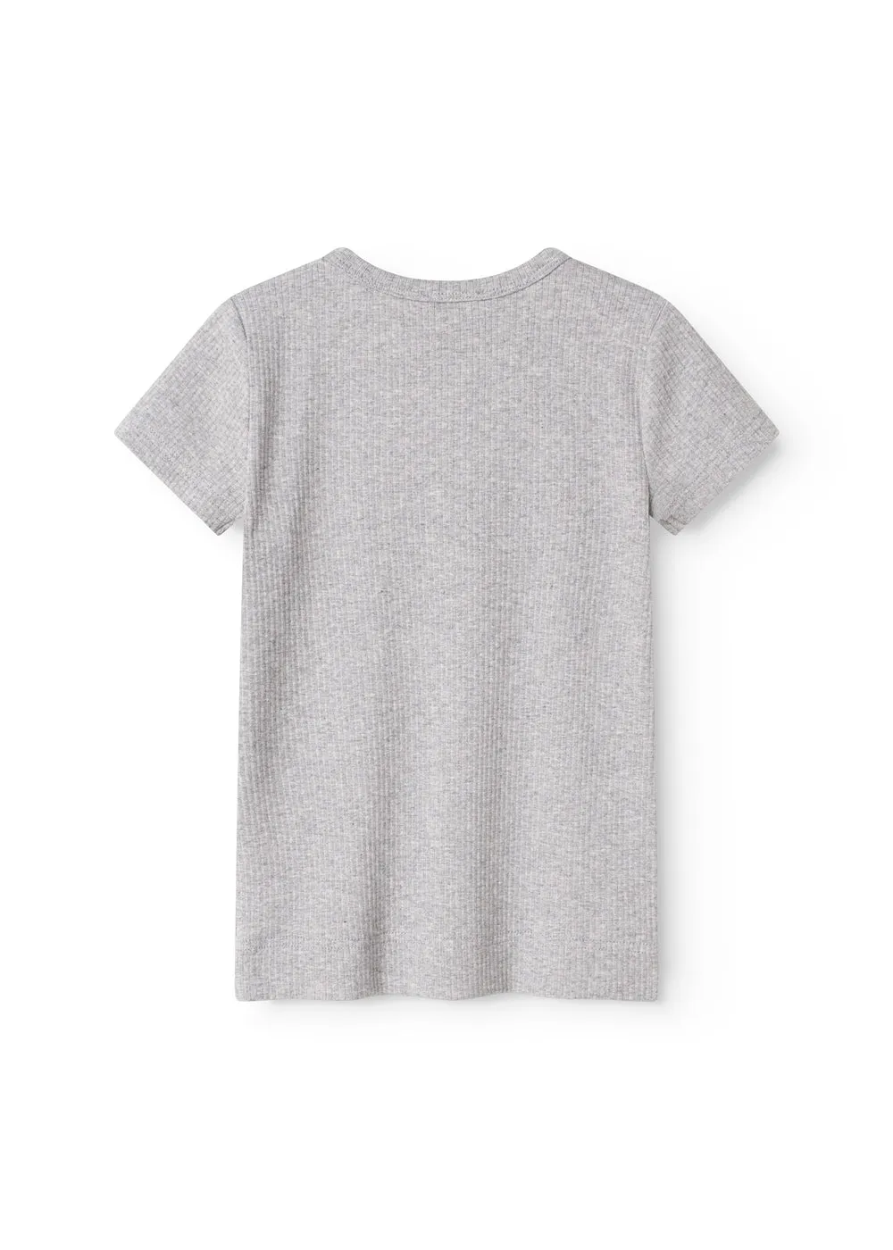 MarMar Plain Tee SS t-shirt Light Grey Melange modal