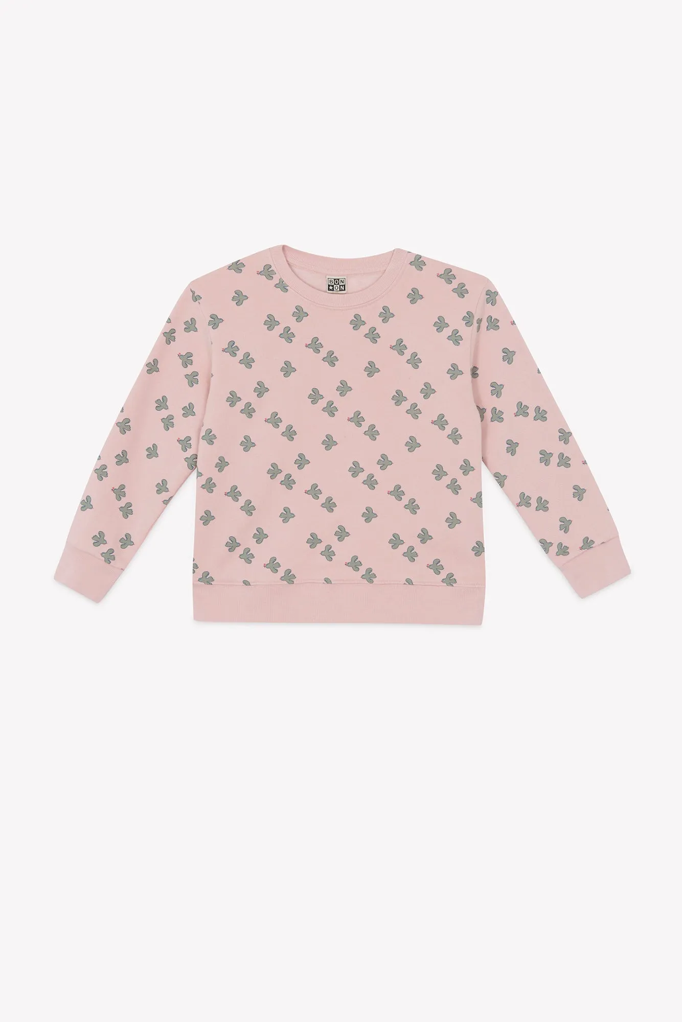 Bonton Smile Birdy Little Birdy sweatshirt lyserød