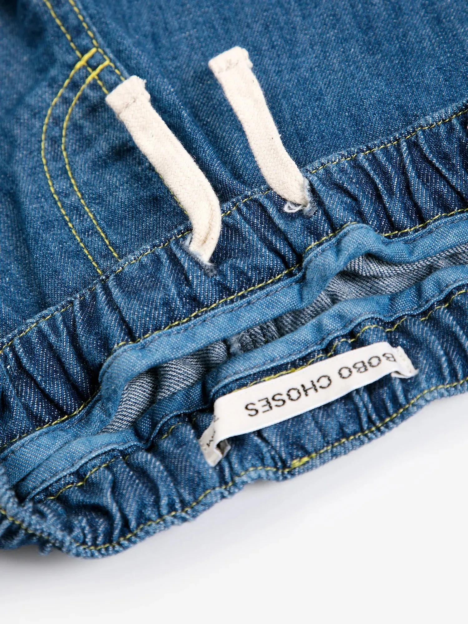 Bobo Choses Taxi Saurus Tag denimbukser midnatsblå baby