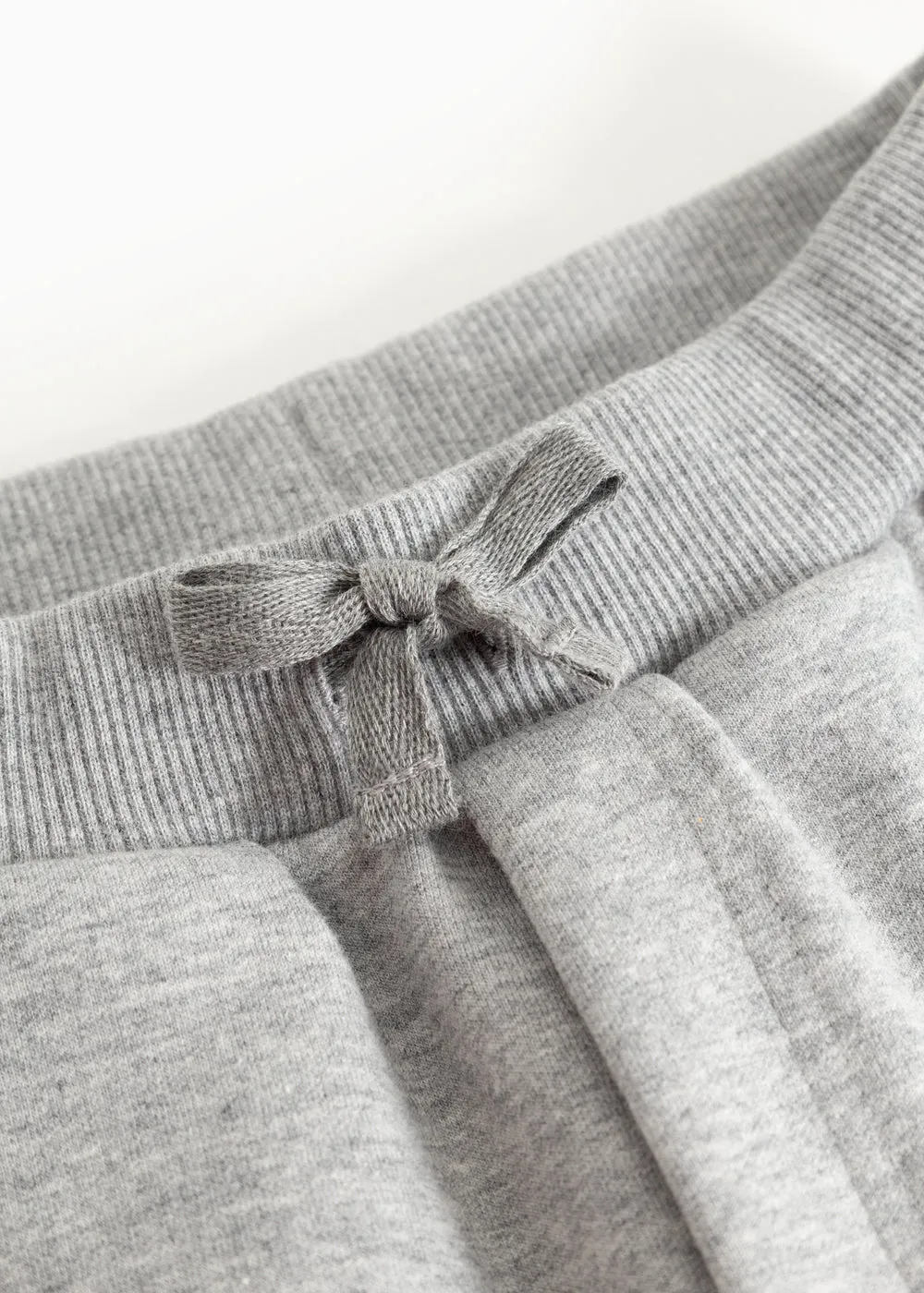 MarMar Pelon bukser Cloud Grey Logo økologisk bomuld