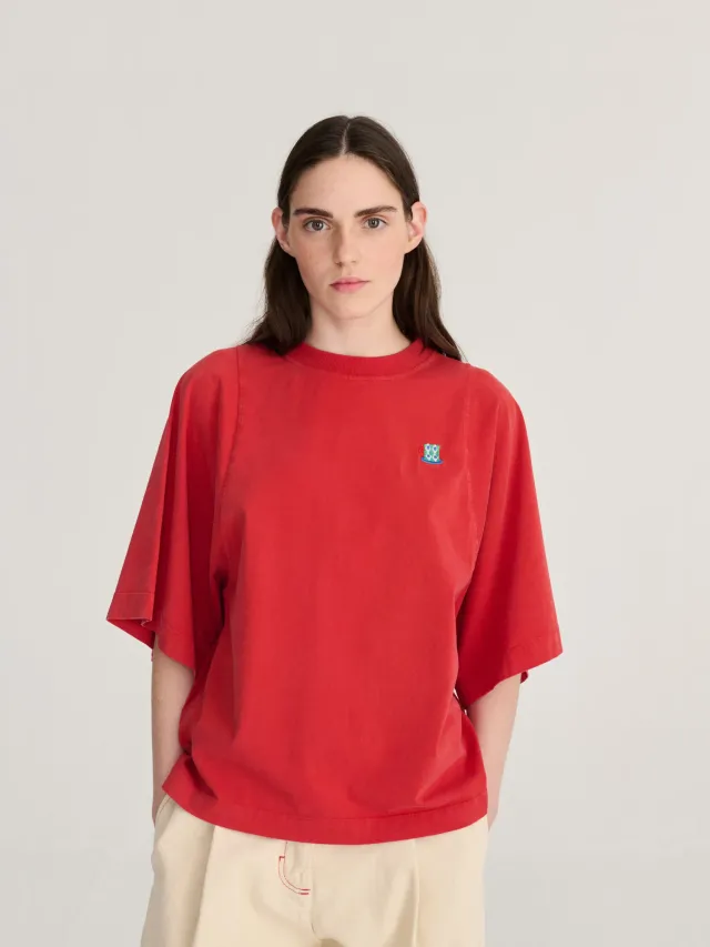 Bobo Choses Monster Mug relaxed T-shirt rød økologisk