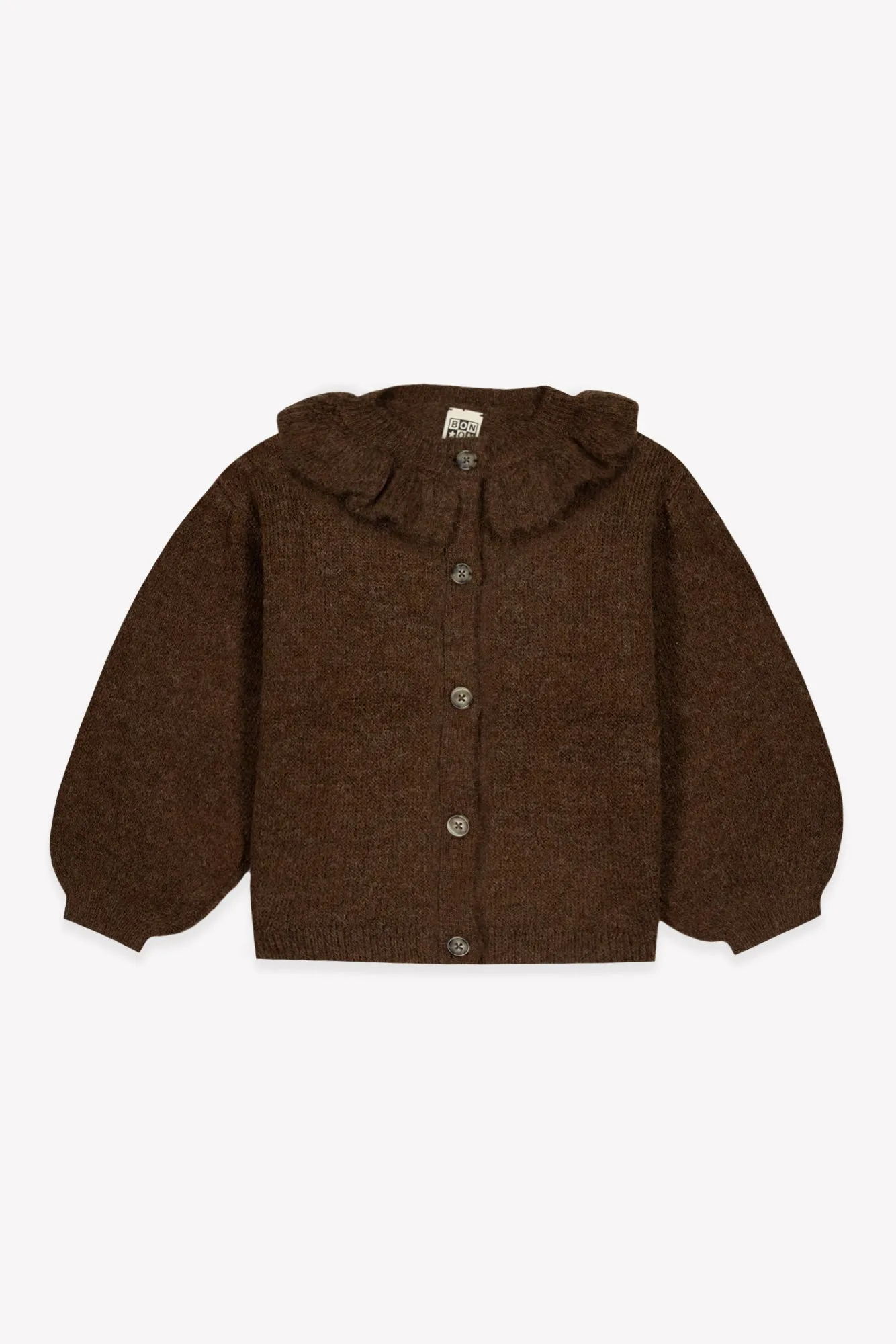 Bonton Paloma Brown cardigan brun flæse