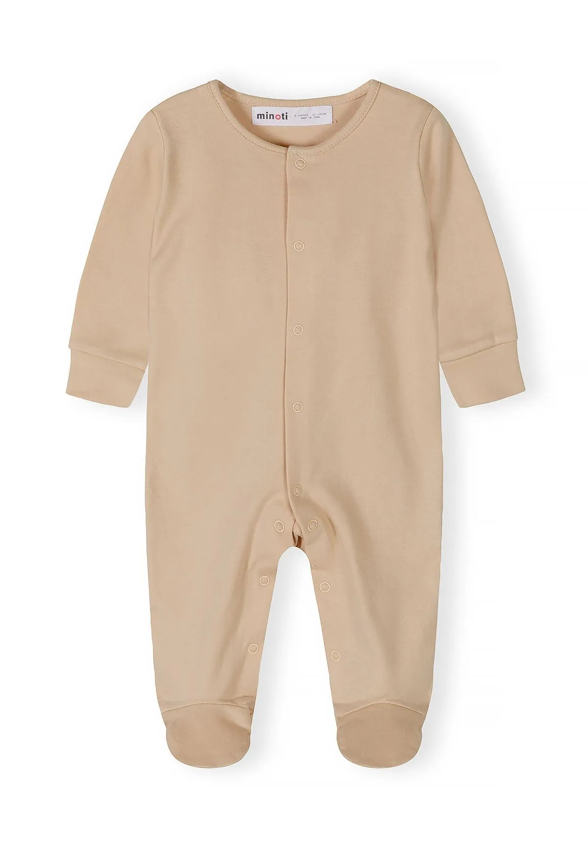 Minoti 44530 sparkedragt 5-pak beige med fødder