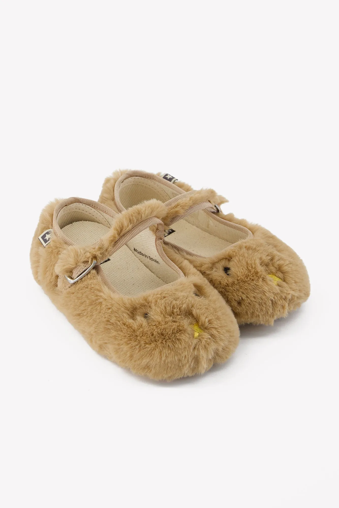Bonton Mia beige corgi sutsko med plysrem