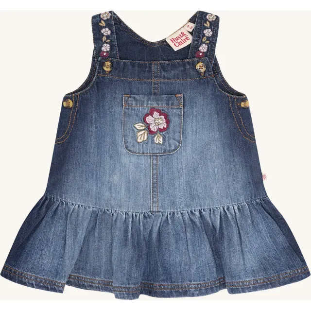 Hust & Claire HCKis Denim kjole Blue Denim bomuld