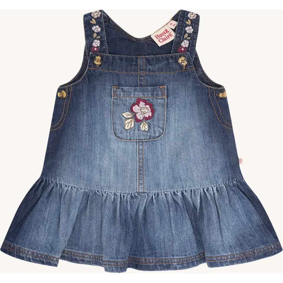Hust & Claire HCKis Denim kjole Blue Denim bomuld