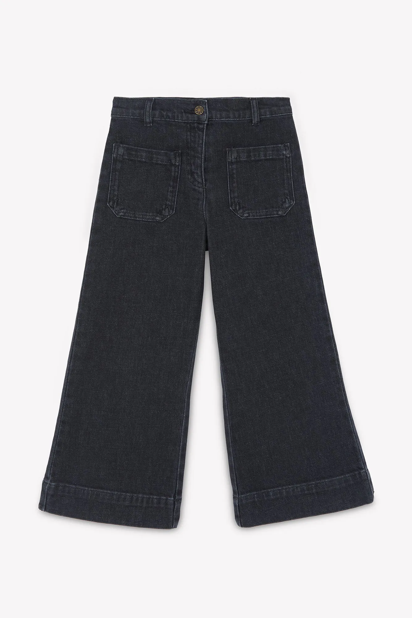 Bonton Lakiko grå denim jeans flare pige