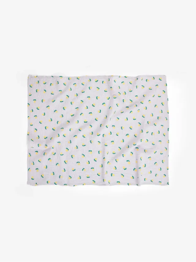 Bobo Choses Stamp Bloom stofble lavendel 60x80 bomuld