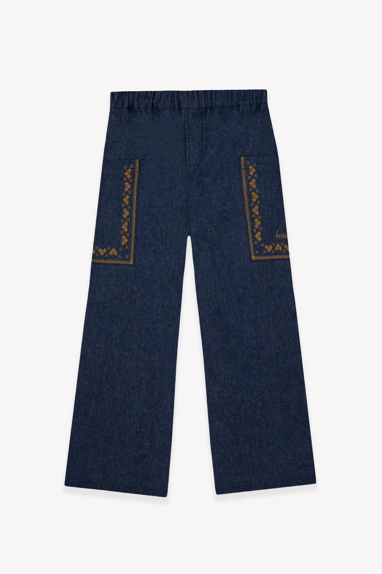 Bonton Lauren Chambray Coton bukser bomuld vide