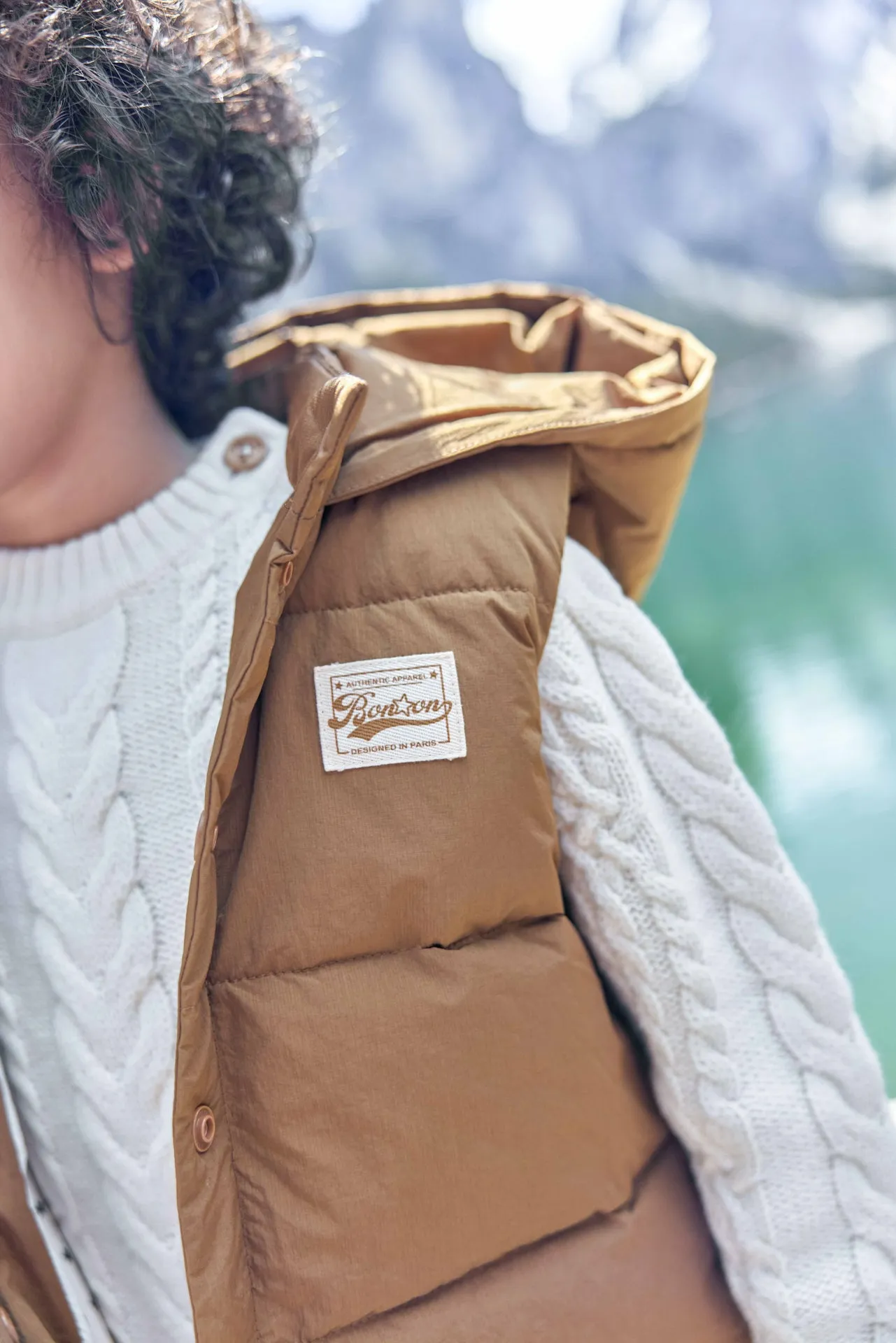 Bonton Maylon sweater mouton strik ecru 4-14 år