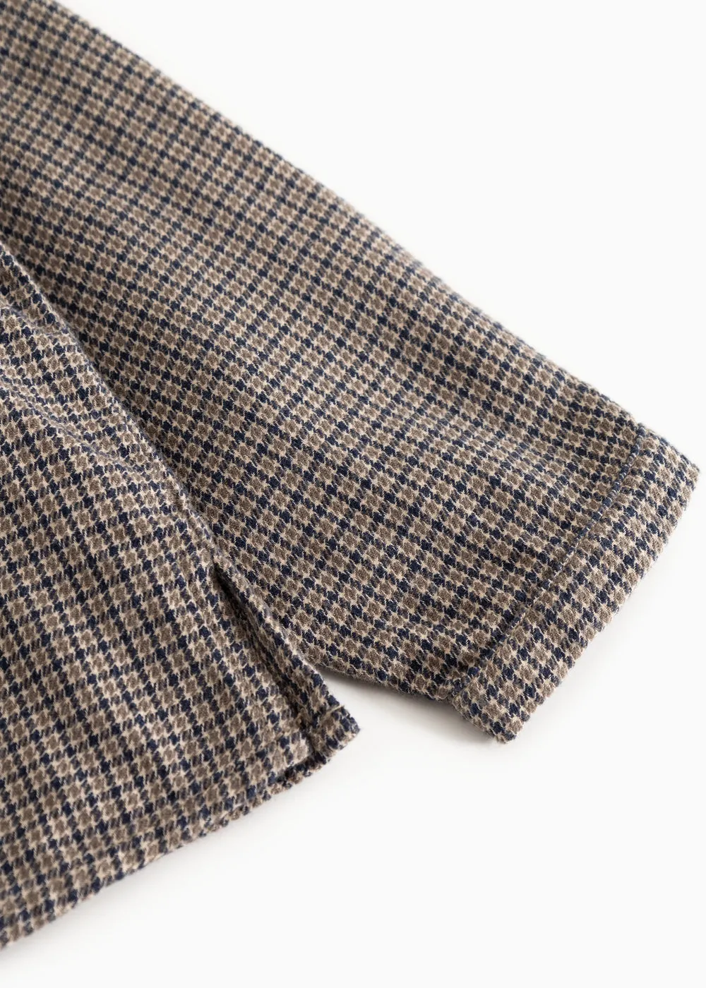 MarMar Totoro skjorte Houndstooth Check vævet bomuld