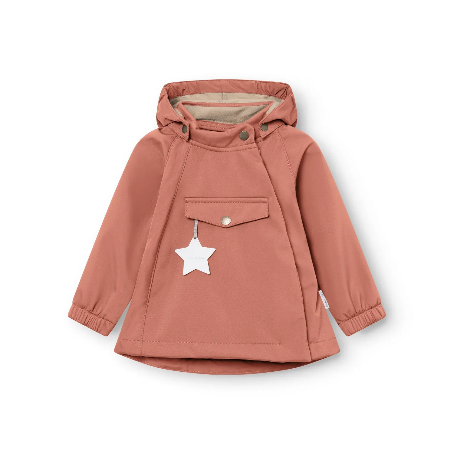 MINI A TURE MATWAI softshell jakke Dark forest vindtæt