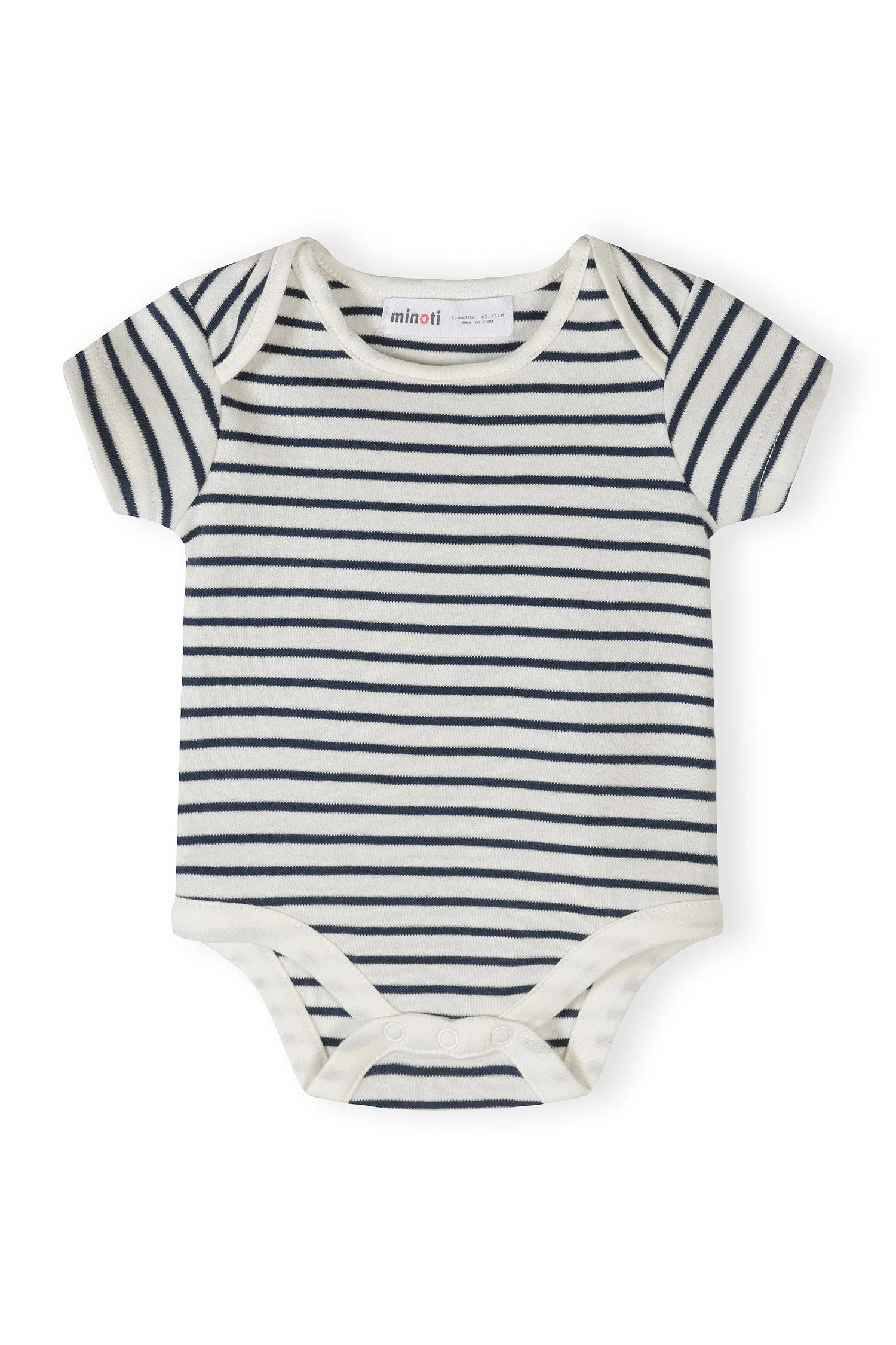 Minoti 44538 body 5-pak lyseblå bomuld til baby