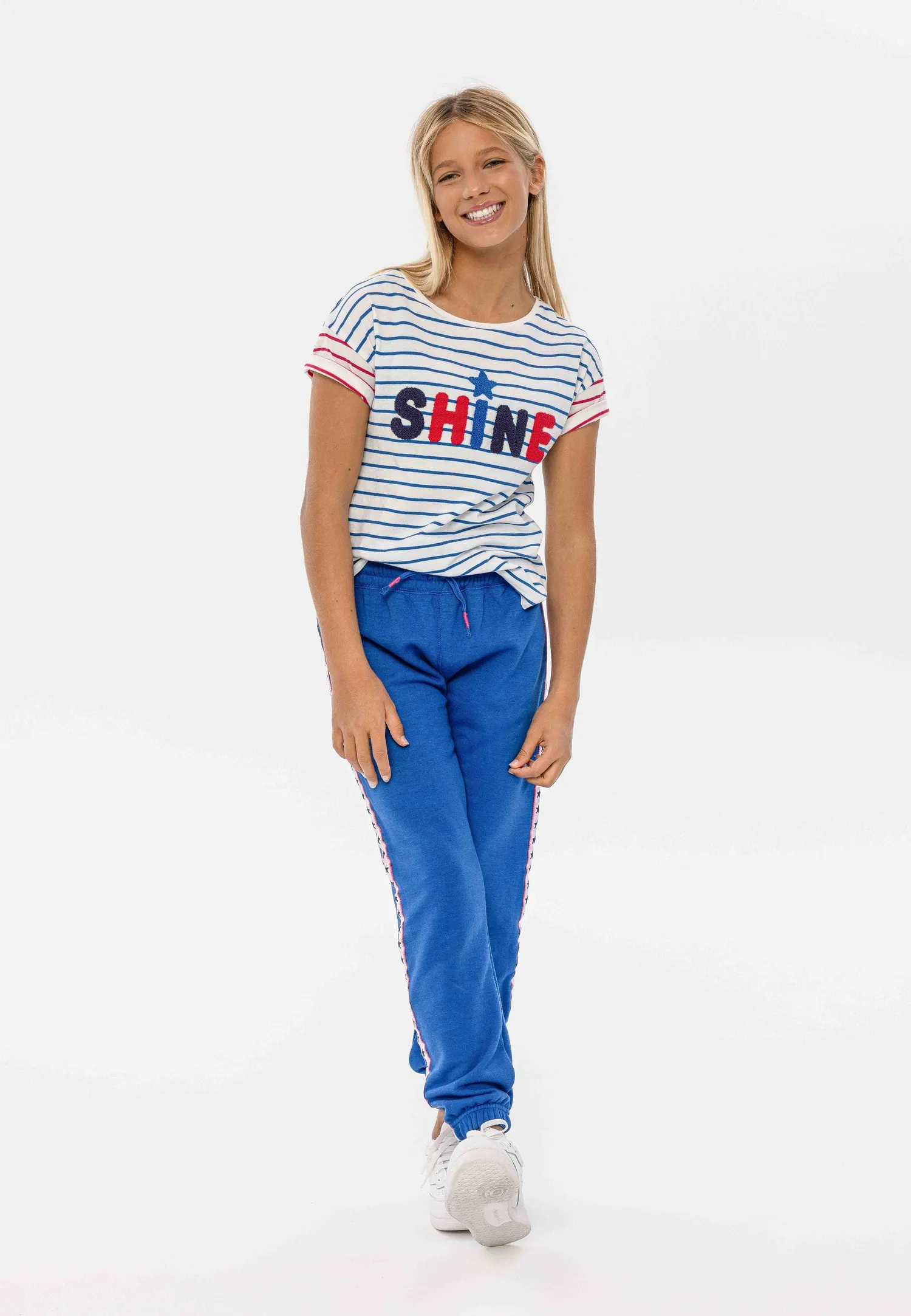 Minoti 38287 joggingbukser blå stjerne pige