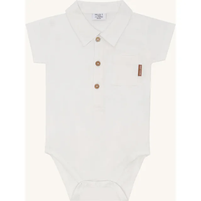 Hust & Claire Boye Slub bodyshirt elfenben økologisk