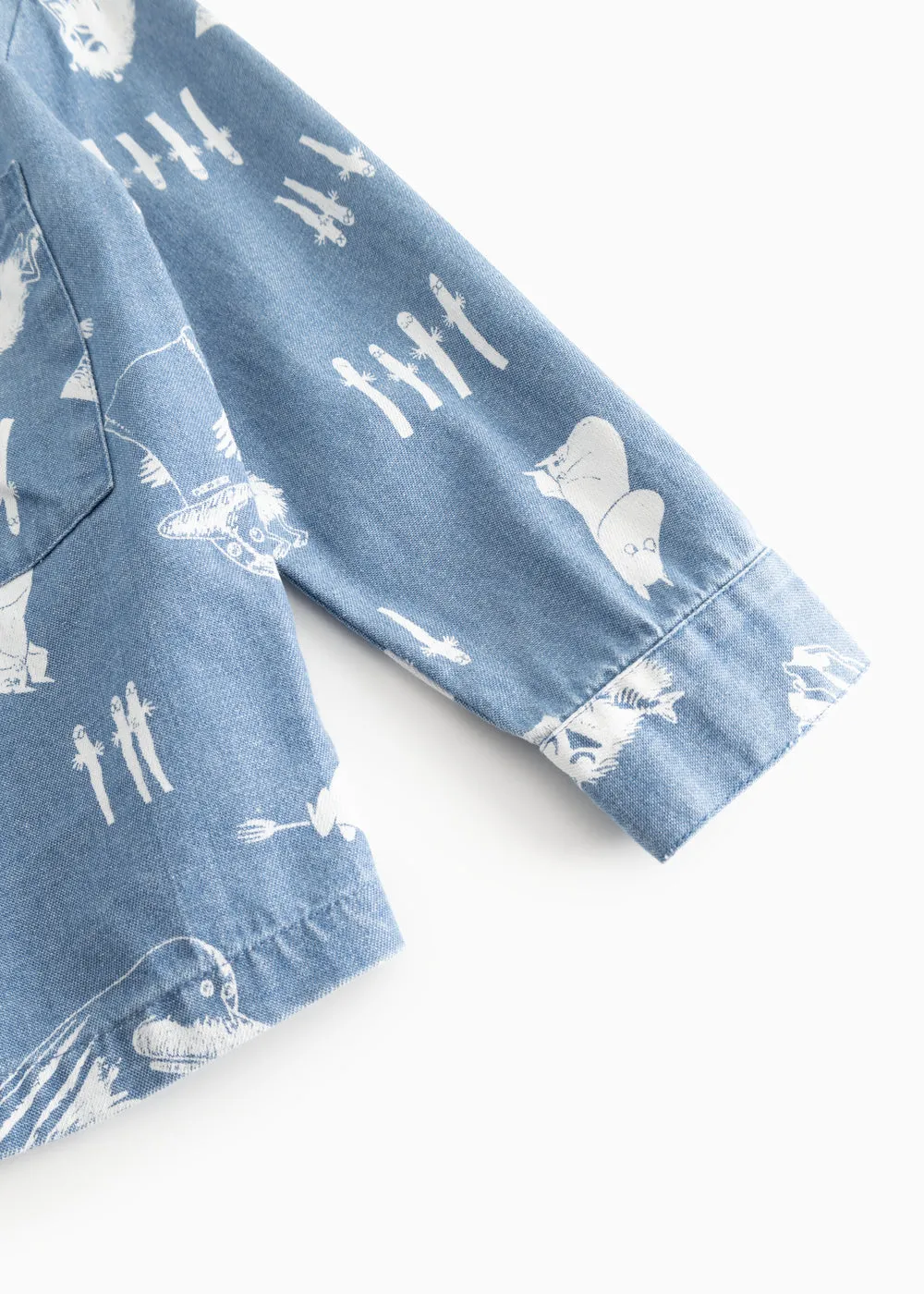 MarMar Telo skjorte Moomins denim bomuld