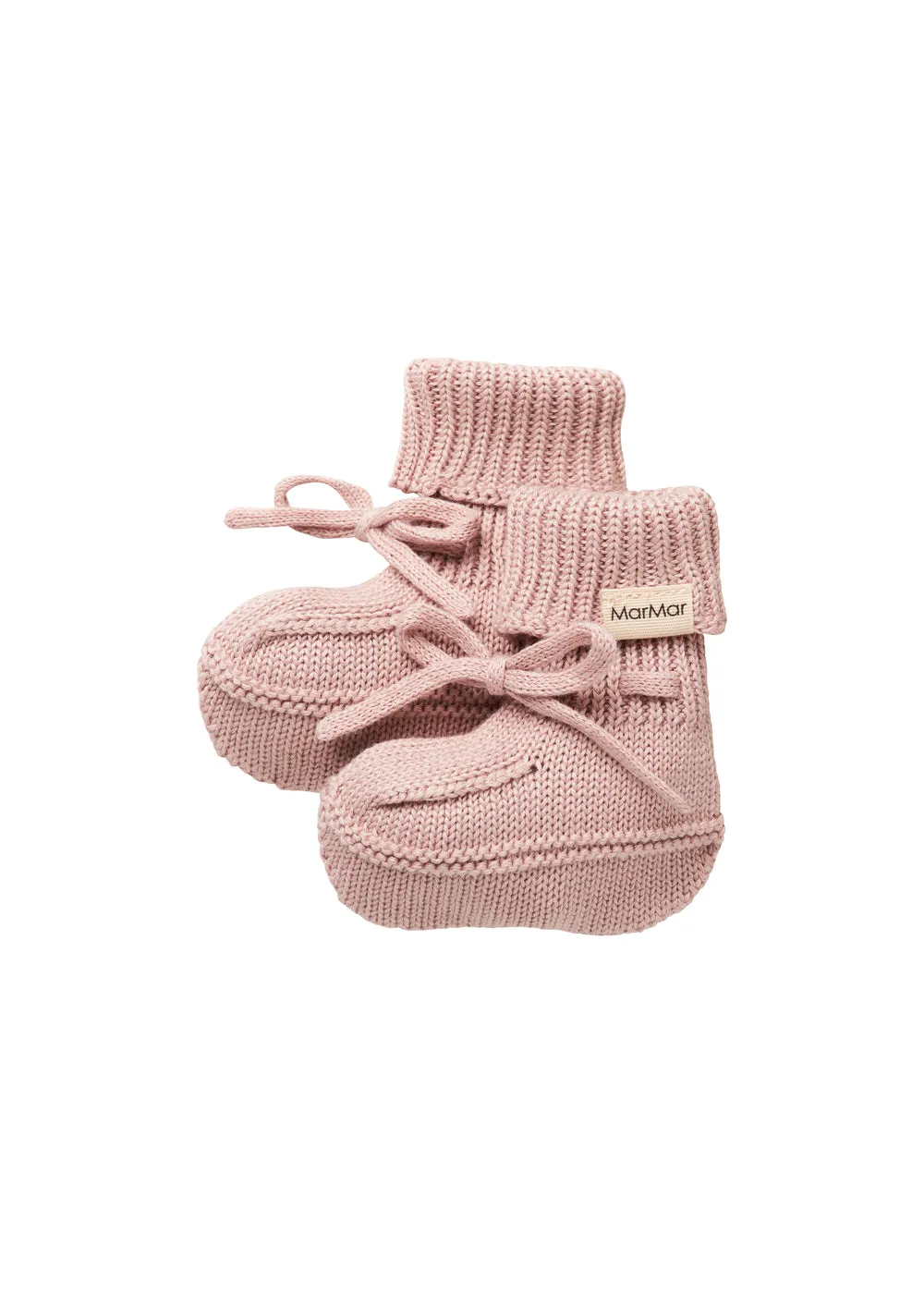 MarMar Abootie Faded Rose strikfutter 0-4M bomuld