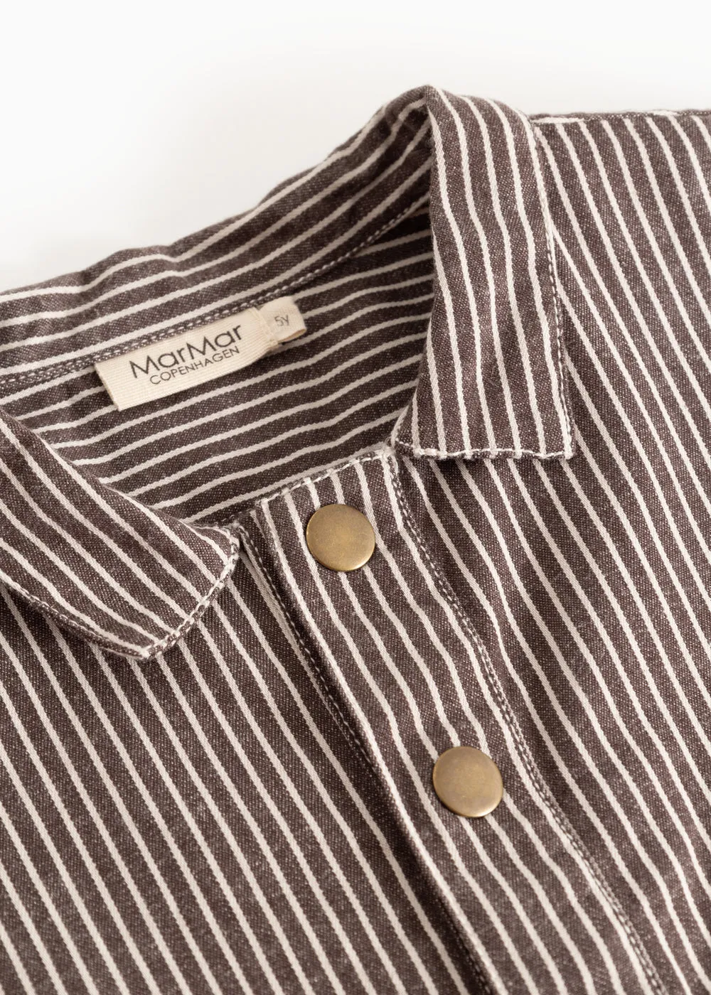 MarMar Tovan skjorte Dark Brownie Stripe