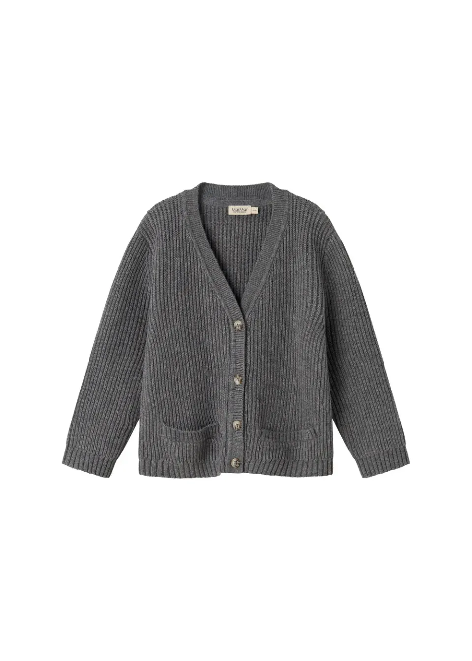 MarMar Tarono strik cardigan Grey Melange uld