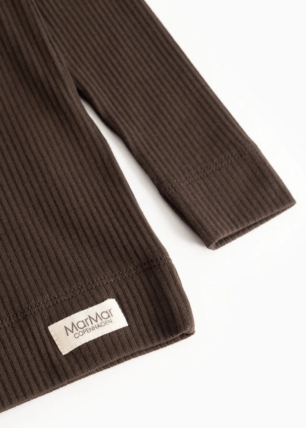 MarMar Copenhagen Plain Tee LS t-shirt dark roast