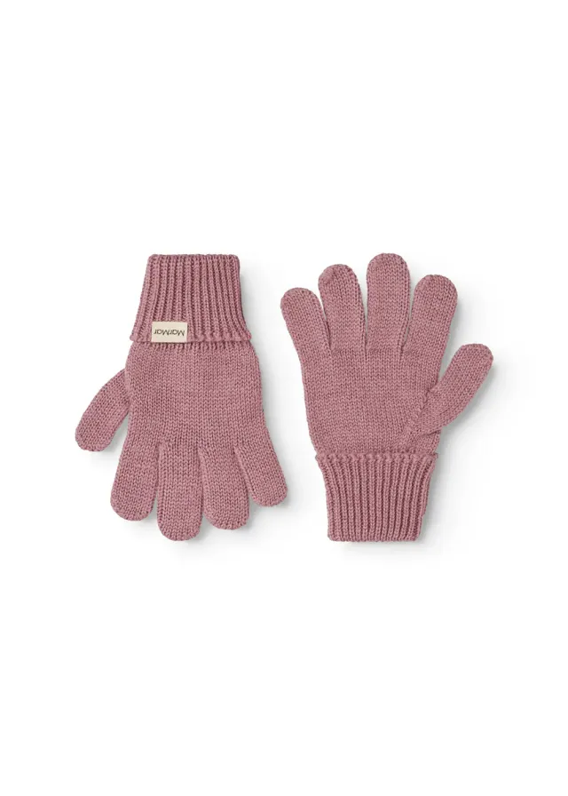 MarMar Aske strikhandsker Autumn Russet uld