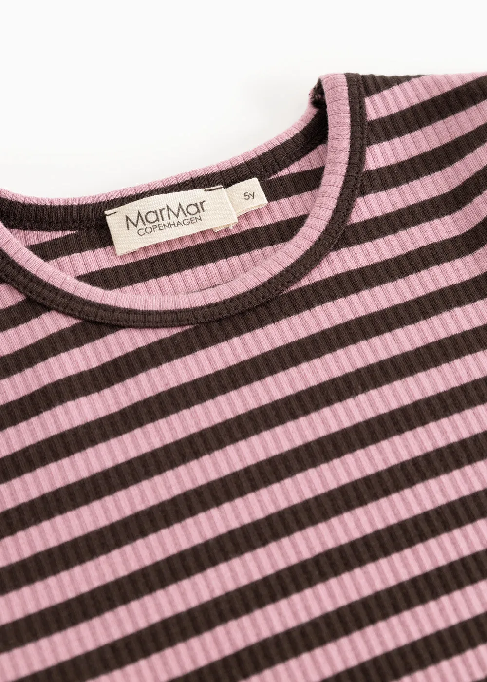 MarMar Plain Tee LS t-shirt Heather Stripe modal